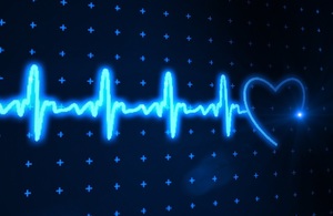 Heart monitor screen