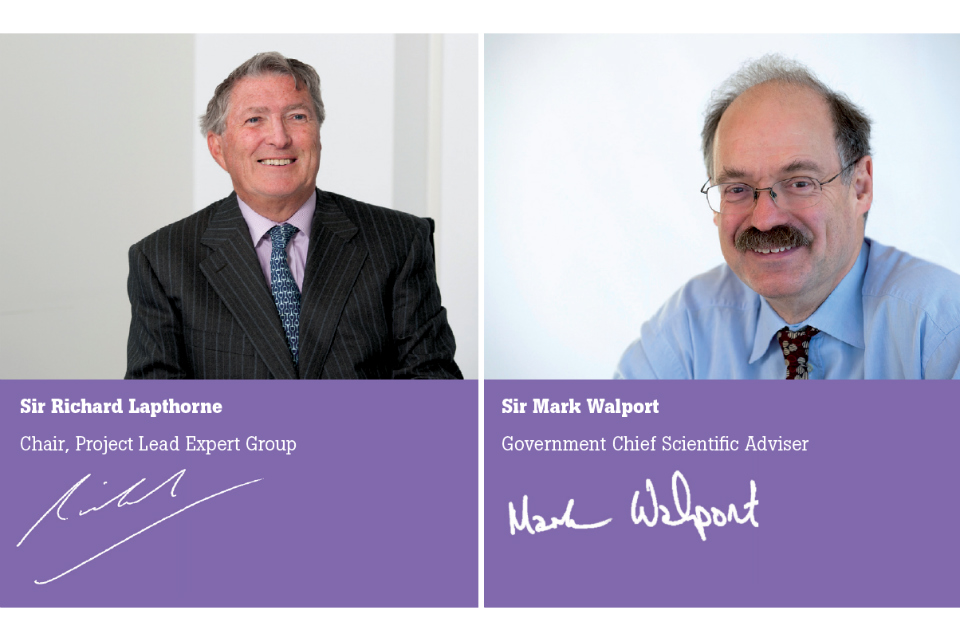 Sir Richard Lapthorne and Sir Mark Walport