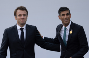 Prime Minister Rishi Sunak and French President Emmanuel Macron