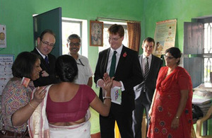 Chief Secretary to the Treasury Danny Alexander in India