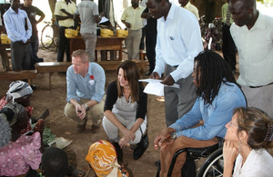 Lynne Featherstone in Soroti