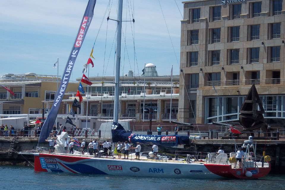 Clipper Yacht in Cape Town