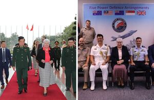 Defence Minister Baroness Goldie visited Malaysia and Vietnam this week.