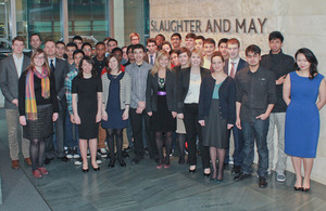 Young people from Slaughter and May's Key Project