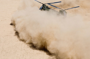 Royal Air Force Chinook helicopter