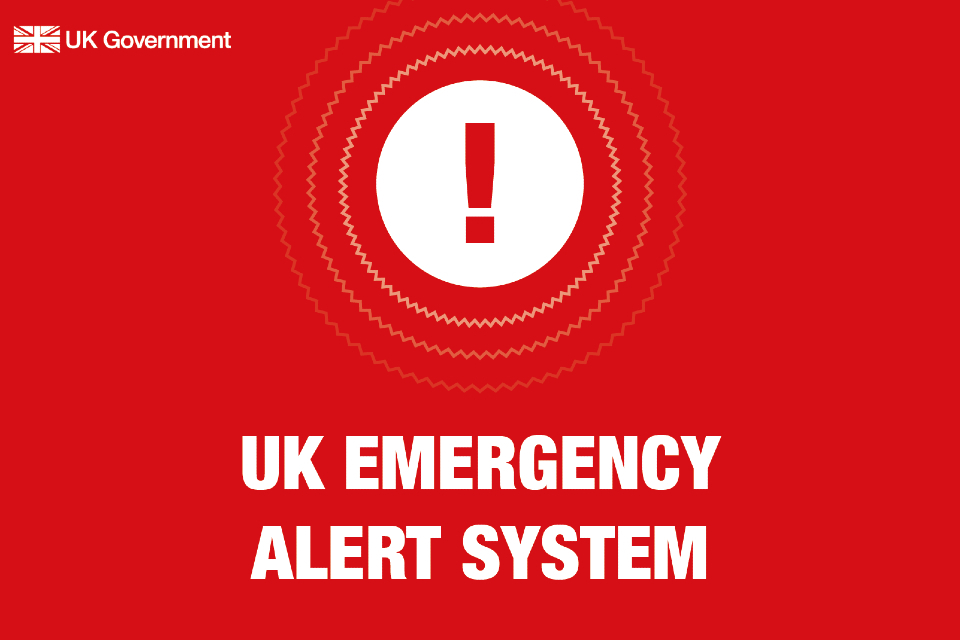 UK Emergency Alerts Test “Keep Calm and Carry On This is just a test