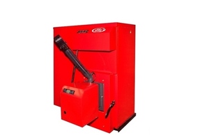 Condensing biomass boiler