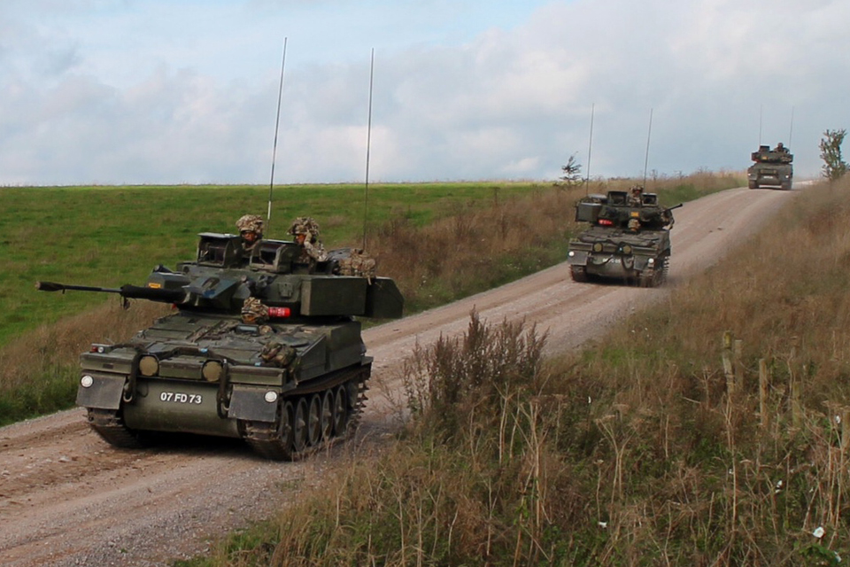 Tracked reconnaissance vehicles