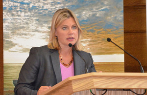 DFID Secretary, Justine Greening