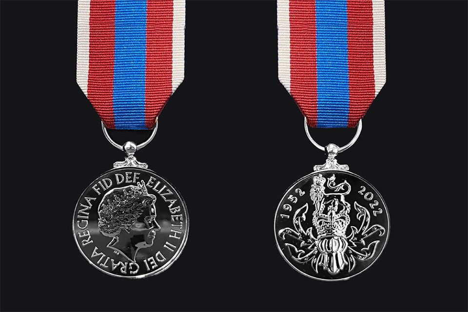 HM The Queen's Platinum Jubilee Medal