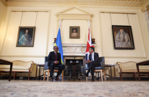 President of Rwanda with the Prime Minister Rishi Sunak