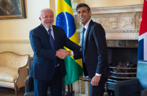 Изображение президента Бразилии Лулы и премьер-министра Риши Сунака