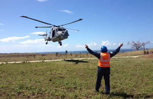 UK aid arrives in the Philippines. Picture: Simon Davis/DFID