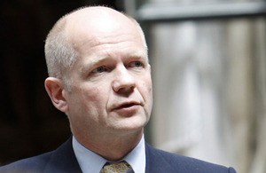 Foreign Secretary William Hague