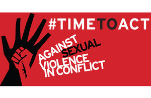 Time to act against Sexual Violence logo
