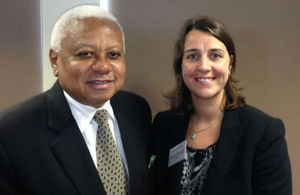 Chief Justice Hon. Chande and Lindsey McNally