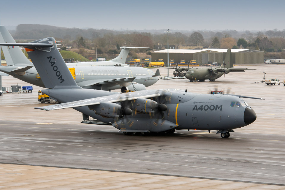 Airbus A400M at RAF Brize Norton