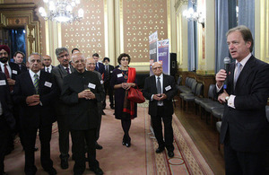 Foreign Office Minister Hugo Swire at the Indian Diaspora event