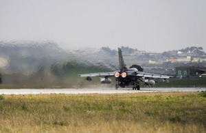 A Royal Air Force Tornado GR4