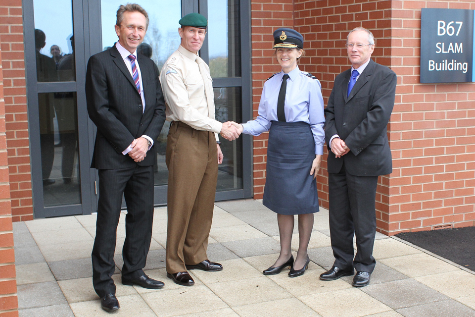 Air Vice-Marshal Elaine West (2nd from left)