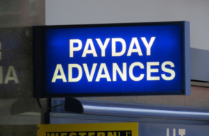 Payday loans sign in Birmingham