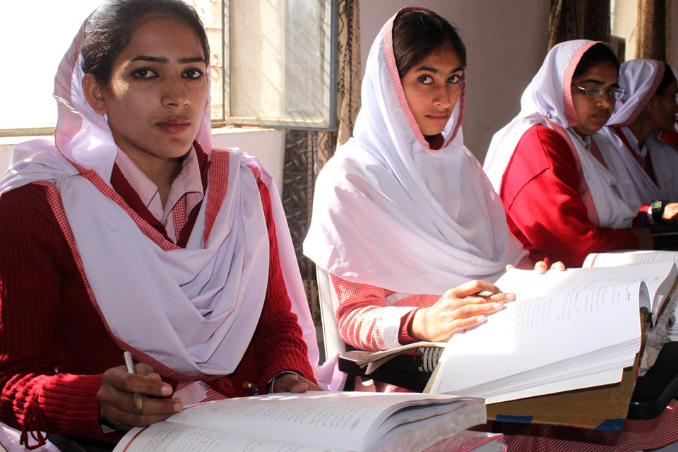 Community mid-wives in training. The UK has helped to build 86 midwife training centres since 2009. Picture: Victoria Francis/DFID