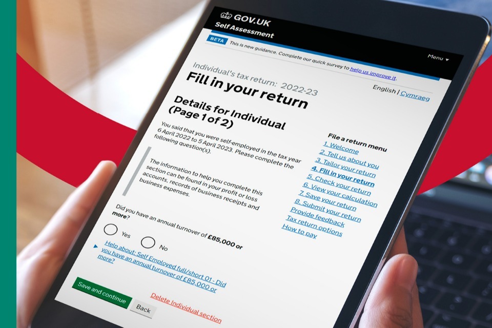 It’s time to register for Self Assessment, says HMRC GOV.UK