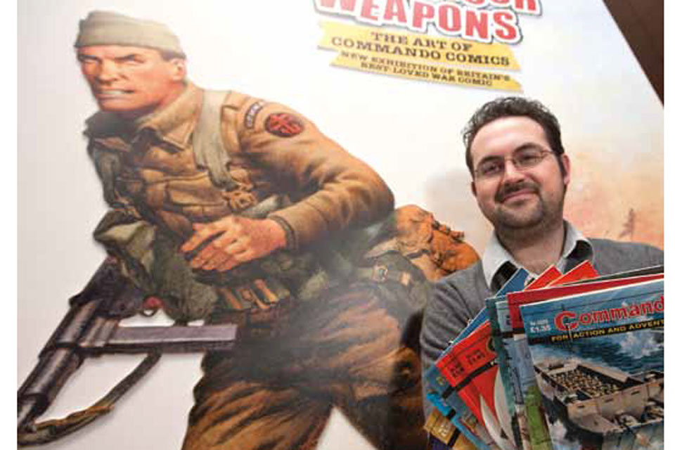 Robert Fleming, Curator of Fine and Decorative Art, National Army Museum [Picture: Harland Quarrington, Crown Copyright/MOD 2012]