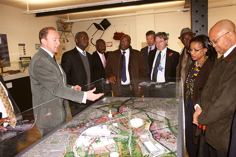 Governor Fashola at the Olympic Park