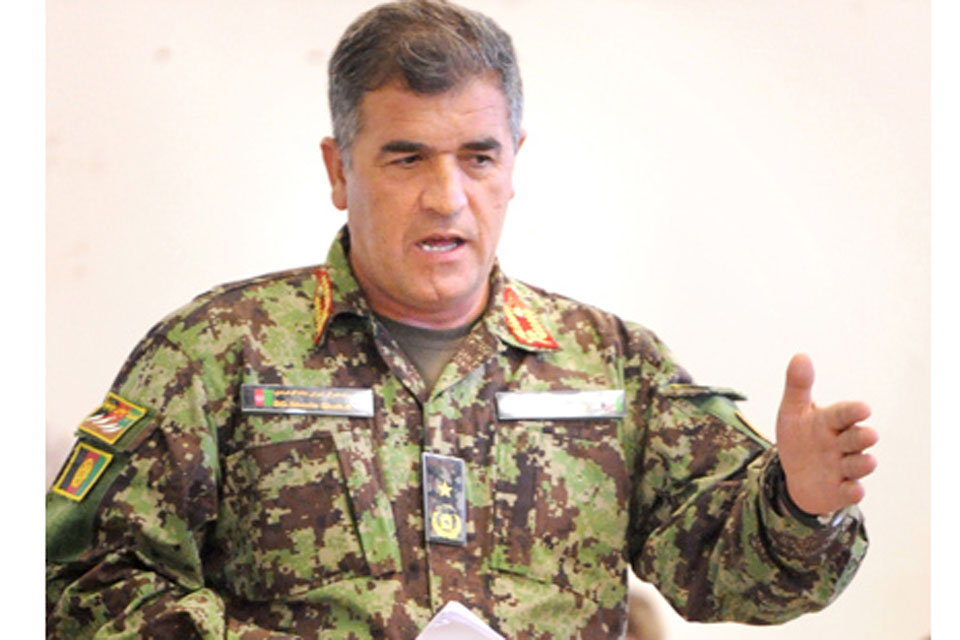 Brigadier General Sherin Shah talks members of 4th Mechanized Brigade 