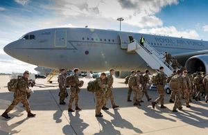 UK reinforcements arrive in Kosovo for NATO peacekeeping mission