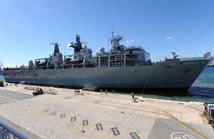 HMS Bulwark alongside in Gibraltar (library image) [Picture: Crown copyright]
