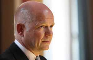 Foreign Secretary William Hague