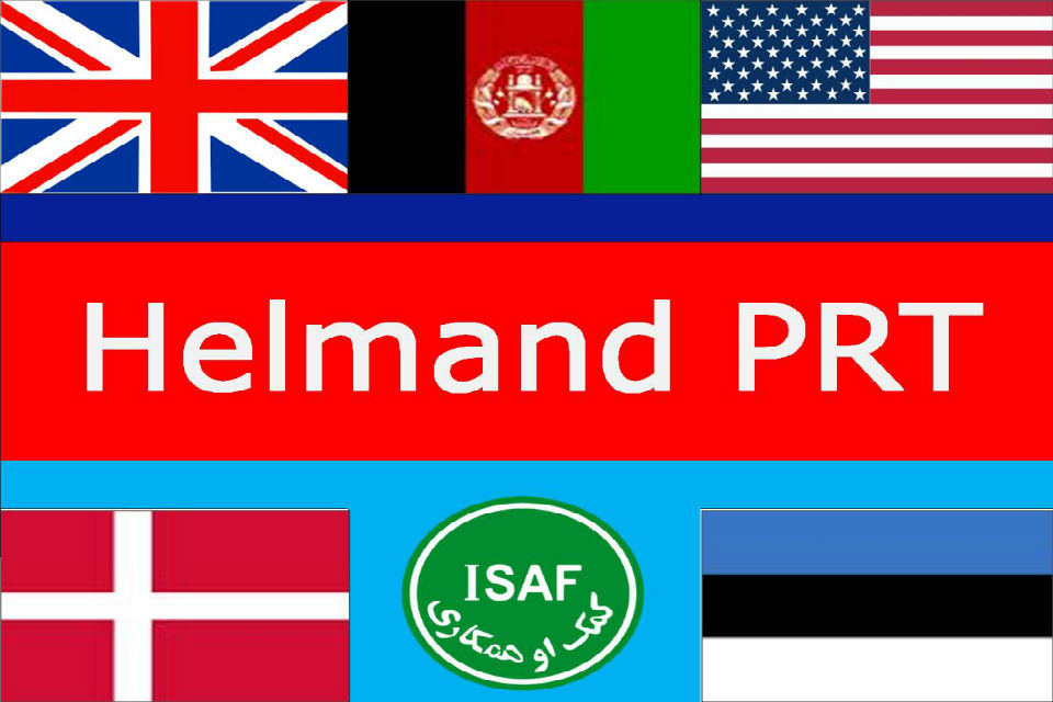 Helmand Provincial Reconstruction Team logo.