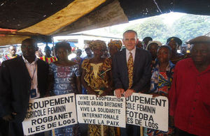 Women from the Islands during the launching of the project