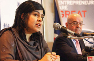 Foreign Office Minister Baroness Warsi