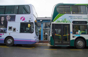 Accessible buses used in the South Yorkshire PTE area
