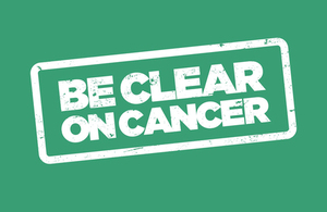 Be clear on cancer logo