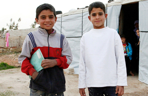 Syrian children in Lebanon's Bekaa Valley, November 2013. Picture: Russell Watkins/DFID
