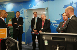 The FAC visit the crisis centre