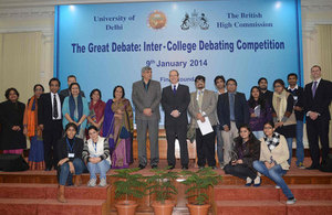 The GREAT DU inter college debate