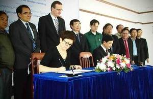 University of Wolverhampton signs MOU with the National University of Laos