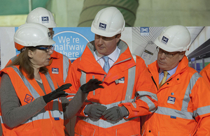 David Cameron visits Crossrail