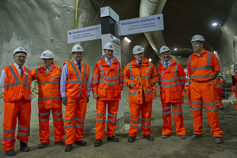 David Cameron visits Crossrail