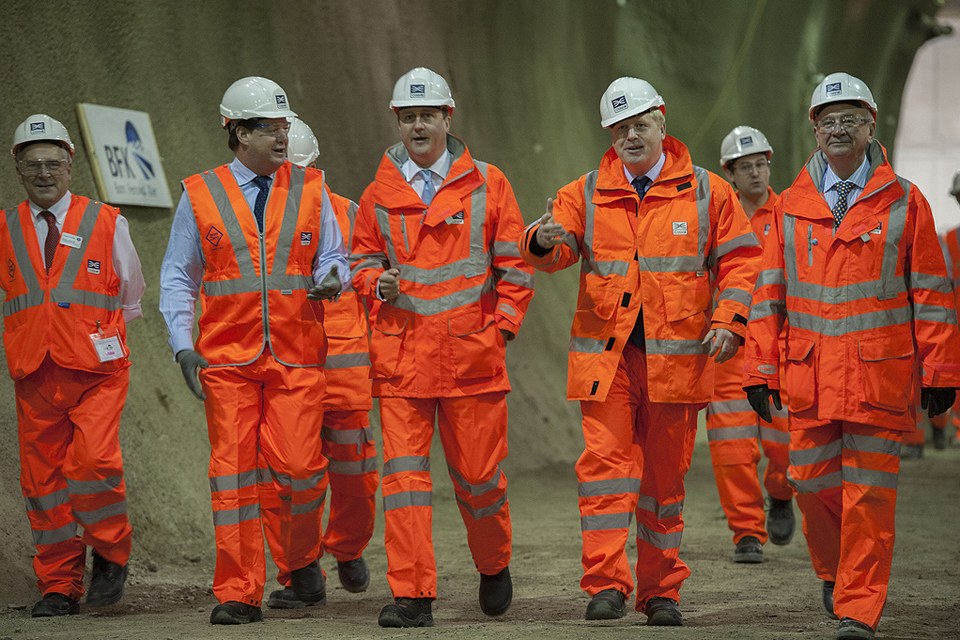 David Cameron visits Crossrail