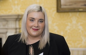 Cora Gordon, civil service apprentice working for the Crown Prosecution Service.