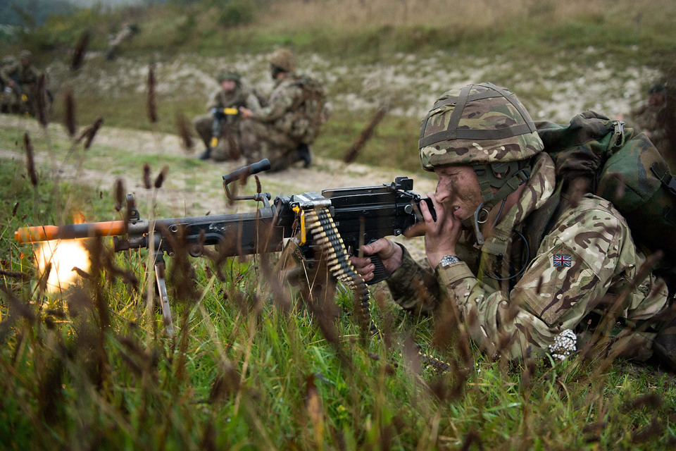 Soldiers on an exercise 