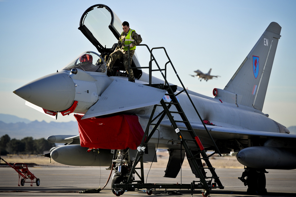 An RAF Typhoon