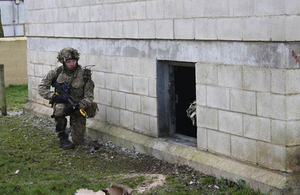 Soldiers taking part in Exercise Badgers' Hole on Salisbury Plain [Picture: Crown copyright]