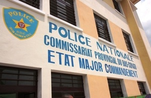 The new Provincial Police Headquarters of Bas-Congo, built with UK aid's support